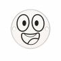 Bănuț argint 925 emoji zâmbăreț, gravură laser 16.5mm E1071