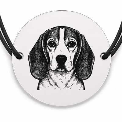 Brățară argint 925 · bănuț portret de Beagle
