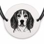 Brățară argint 925 · bănuț portret de Beagle