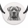Brățară argint 925 · bănuț portret de Cane Corso