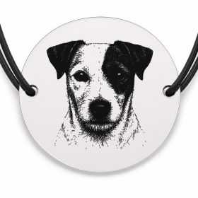 Brățară argint 925 · bănuț portret de Jack Russell Terrier
