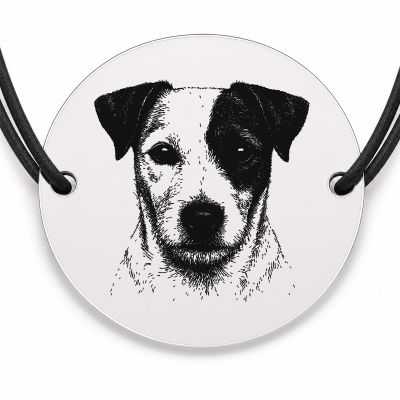 Brățară argint 925 · bănuț portret de Jack Russell Terrier