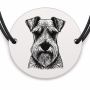 Brățară argint 925 · bănuț portret de Schnauzer pitic