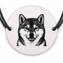 Brățară argint 925 · bănuț portret de Shiba Inu