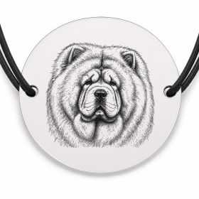 Brățară argint 925 · bănuț portret de Chow Chow