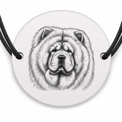 Brățară argint 925 · bănuț portret de Chow Chow