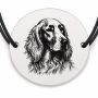 Brățară argint 925 · bănuț portret de Setter Irlandez