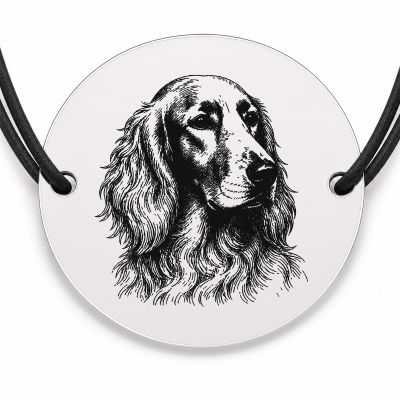 Brățară argint 925 · bănuț portret de Setter Irlandez