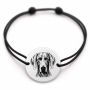 Brățară argint 925 · bănuț portret de Weimaraner