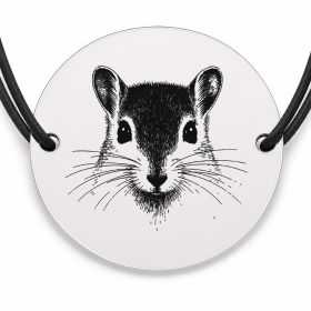 Brățară argint 925 · bănuț portret de gerbil