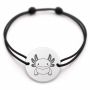 Brățară argint 925 · bănuț axolotl