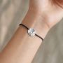 Brățară argint 925 · bănuț val cu mesajul „Respiră"