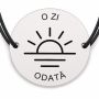 Brățară argint 925 · bănuț răsărit cu mesajul „O zi odată"