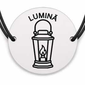Brățară argint 925 · bănuț felinar cu mesajul „Lumină"
