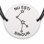 Brățară argint 925 · bănuț constelație cu mesajul „Nu ești