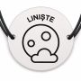 Brățară argint 925 · bănuț lună cu mesajul „Liniște"