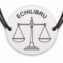Brățară argint 925 · bănuț balanță cu mesajul „Echilibru"