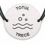 Brățară argint 925 · bănuț valuri cu mesajul „Totul trece"