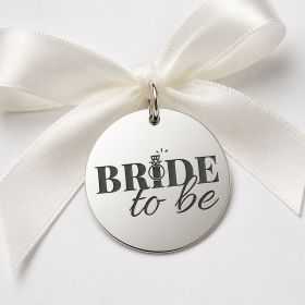 Bănuț Nuntă din Argint 925 „Bride to Be" – Bănuț pentru Mireasă 22 mm – N0002