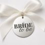 Bănuț Nuntă din Argint 925 „Bride to Be" – Bănuț pentru Mireasă 22 mm – N0002