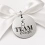 Bănuț Nuntă din Argint 925 „Team Bride" – Bănuț pentru Echipa Miresei 22 mm – N0013