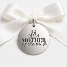 Bănuț Nuntă din Argint 925 „Mother of the Bride" – Bănuț pentru Mama Miresei 22 mm – N0018