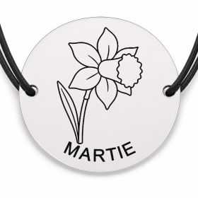 Brățară argint 925 · bănuț narcisa martie