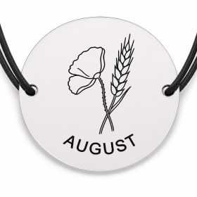 Brățară argint 925 · bănuț mac cu spic august