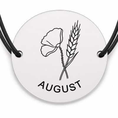 Brățară argint 925 · bănuț mac cu spic august