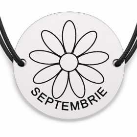 Brățară argint 925 · bănuț aster septembrie
