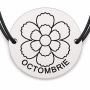 Brățară argint 925 · bănuț crăiță octombrie