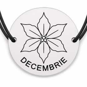 Brățară argint 925 · bănuț crăciuniță decembrie