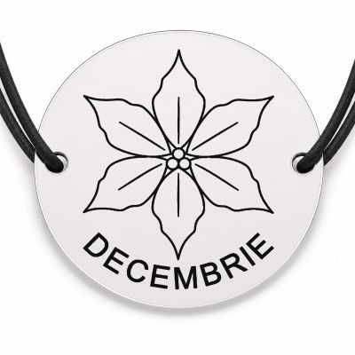 Brățară argint 925 · bănuț crăciuniță decembrie