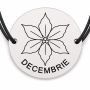 Brățară argint 925 · bănuț crăciuniță decembrie