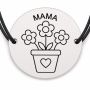 Brățară argint 925 · bănuț ghiveci cu inimă pentru mama
