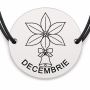 Brățară argint 925 · bănuț craciunita cu clopotel decembrie