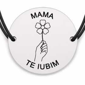 Brățară argint 925 · bănuț mâna care oferă o floare