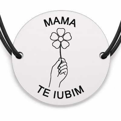 Brățară argint 925 · bănuț mâna care oferă o floare