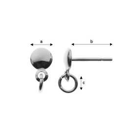 G0063-Tije cu capacel 5 mm bucla si za 1 bucata G0063-Tije cu capacel 5 mm bucla si za 1 bucata