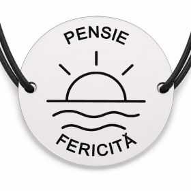 Brățară argint 925 · bănuț soare la apus peste mare
