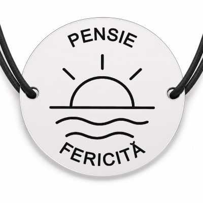 Brățară argint 925 · bănuț soare la apus peste mare