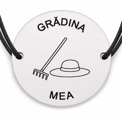 Brățară argint 925 · bănuț greble și pălărie de paie