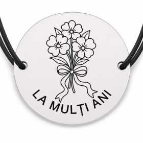 Brățară argint 925 · bănuț felicitare la mulți ani