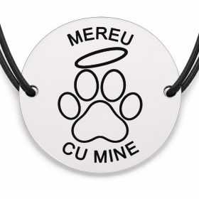 Brățară argint 925 · bănuț labă cu aureolă