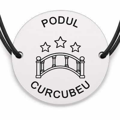 Brățară argint 925 · bănuț podul curcubeu