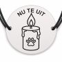 Brățară argint 925 · bănuț lumânare cu labă