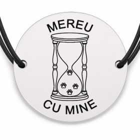 Brățară argint 925 · bănuț clepsidră cu lăbuțe