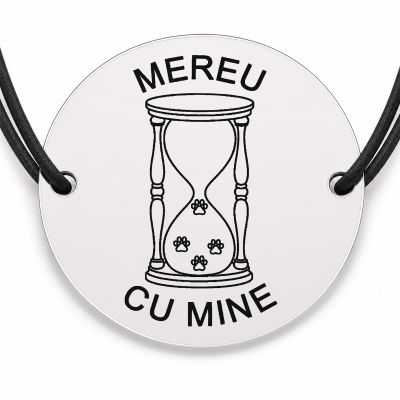 Brățară argint 925 · bănuț clepsidră cu lăbuțe
