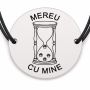 Brățară argint 925 · bănuț clepsidră cu lăbuțe