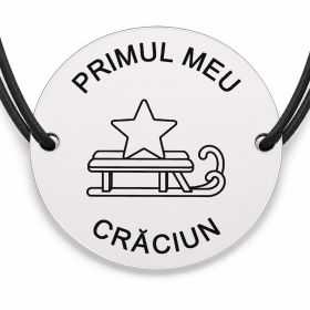 Brățară argint 925 · bănuț sanie mică cu stea